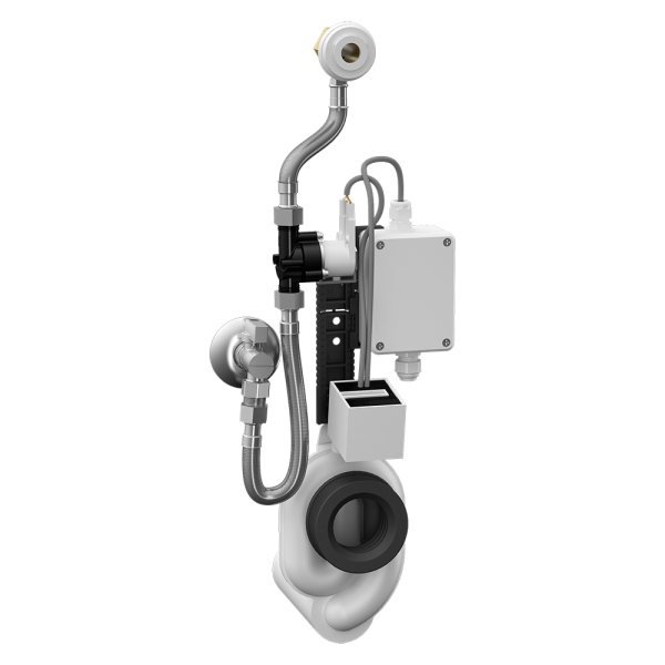 Radaros öblítőegység szerelősínen, 230 V AC