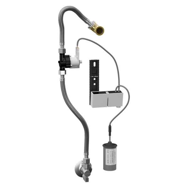 Radaros öblítőegység szerelősínen D-Code piszoárhoz, 6 V